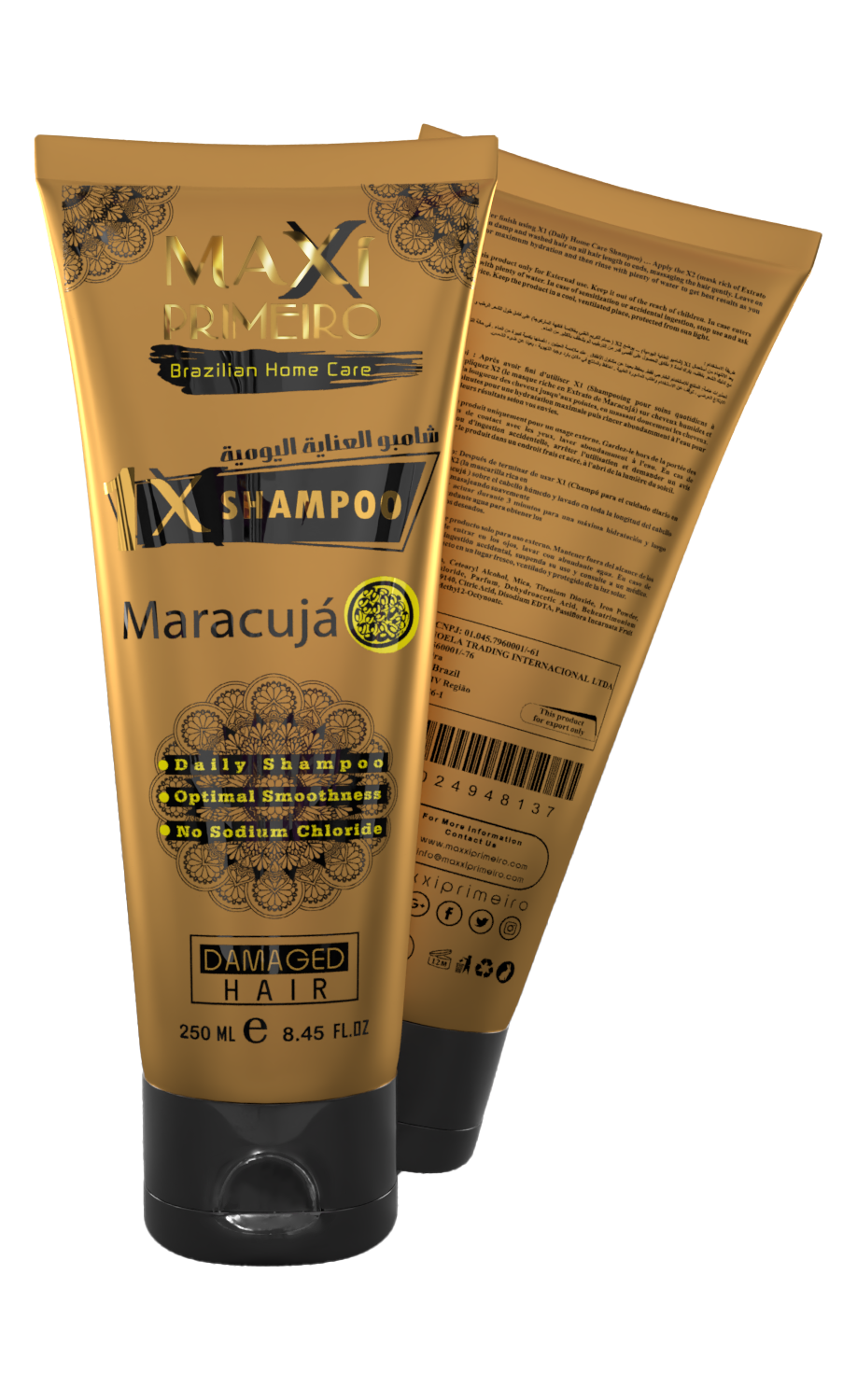 X1 shampoo 250ml maracujá(Home Care)